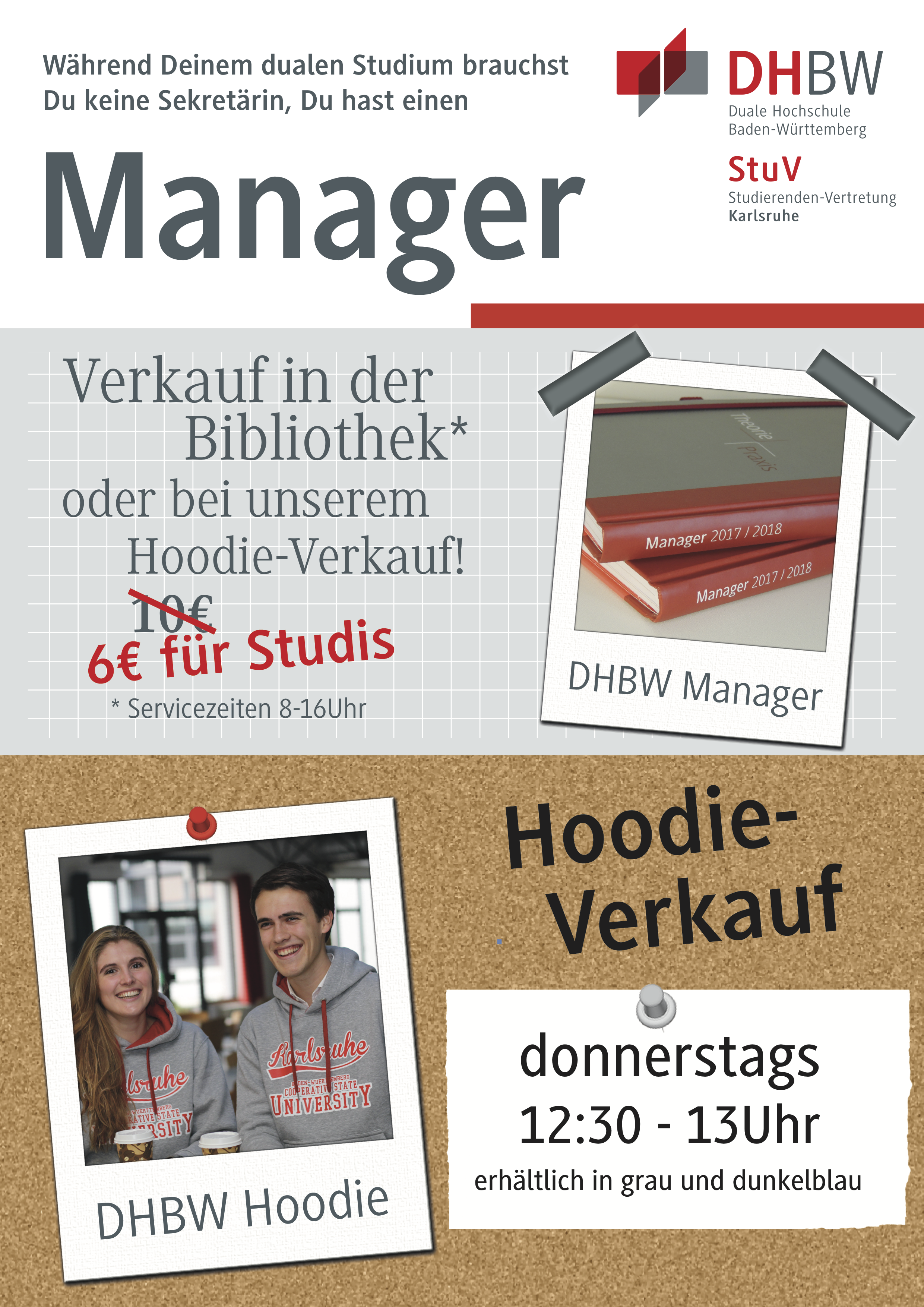 Manager & DHBW-Hoodies