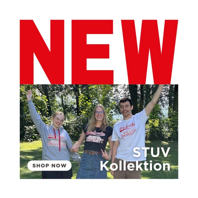 🎉 StuV-Merch Kollektion – Jetzt zuschlagen! 🎉

Hol dir dein StuV-T-Shirt für nur 4€ oder einen stylischen StuV-Hoody für nur 10€! 🔥
Unsere Merch-Artikel sind ab sofort wieder im Verkauf – nur solange der Vorrat reicht! 🙌

Egal ob für den Uni-Alltag oder den Freizeit-Look, zeige deinen StuV-Spirit und unterstütze gleichzeitig die StuV Karlsruhe! 💪
Die Einnahmen fließen direkt in unsere Projekte – also: Zugreifen & Gutes tun!

Besondere Anlässe? Kein Problem! 🎉 Bei Events gibt’s sogar die Chance, ein T-Shirt oder einen Hoody kostenlos abzustauben! 😍

🛍️ Wie bestellen?
Schickt uns einfach eine DM via Instagram oder eine E-Mail an info@stuv-karlsruhe.de 📩

👕 Was gibt es? 
T-Shirts in dunkelblau und weiß 
Hoody in dunkelblau und grau 

📅 Unsere StuV-Sitzungen finden immer montags ab 18 Uhr im StuV-Raum (Haupteingang links) statt. Kommt gerne vorbei!

#StuVKarlsruhe #DHBWKarlsruhe #MerchDrop #SupportYourStuV #GetYoursNow