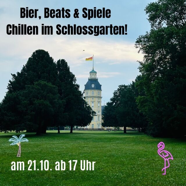 🍻 Bier, Beats & Spiele – Chillen im Schlossgarten! 🎶

Der Sommer ist noch nicht ganz vorbei! ☀️ Lasst uns gemeinsam im Schlossgarten entspannen und den Abend mit Bier, coolen Beats und lustigen Spielen ausklingen lassen. 🍺🕺🎉

📅 Wann? 21. Oktober
🕔 Ab wann? 17:00 Uhr
📍 Wo? Schlossgarten Karlsruhe

Bringt eure Freunde, eure gute Laune und genießt die chillige Atmosphäre. 🌴🌸 Was gibt’s Besseres, als mit coolen Leuten und guter Musik den Tag ausklingen zu lassen? 🦩

Kommt vorbei, wir freuen uns auf euch! 🎊

#StuVKarlsruhe #DHBWKarlsruhe #SchlossgartenVibes #BierBeatsUndSpiele #ChillMode #StudentLife