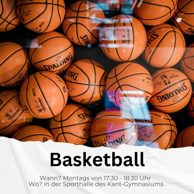 🏀 Unsere Basketballgruppe wächst weiter! 🏀
Seid ihr dabei? Egal, ob ihr gerade anfangt oder bereits ein paar Körbe versenkt habt – bei uns ist jeder willkommen! Kommt vorbei und werdet Teil unserer Basketball-Community in Karlsruhe. 💪

Wann? Jeden Montag von 17:30 bis 18:30 Uhr
Wo? Sporthalle des Kant-Gymnasiums

Bringt eure Freunde mit, lernt neue Leute kennen und habt jede Menge Spaß auf dem Court! 🌟

Lasst uns als Team durchstarten und gemeinsam das Spielfeld rocken! 🏀💥

#stuvkarlsruhe #dhbwkarlsruhe #basketball #teamspirit #basketballfun